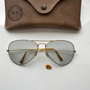 Ray-Ban Brown Aviator Sunglasses Vintage (60’s one of them)